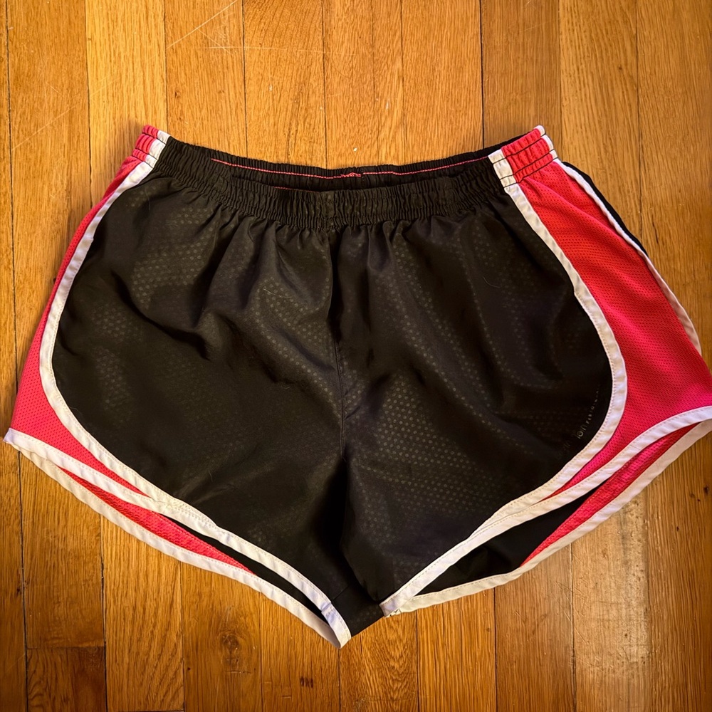 Calvin Klein Women's Black and red Athletic Shorts